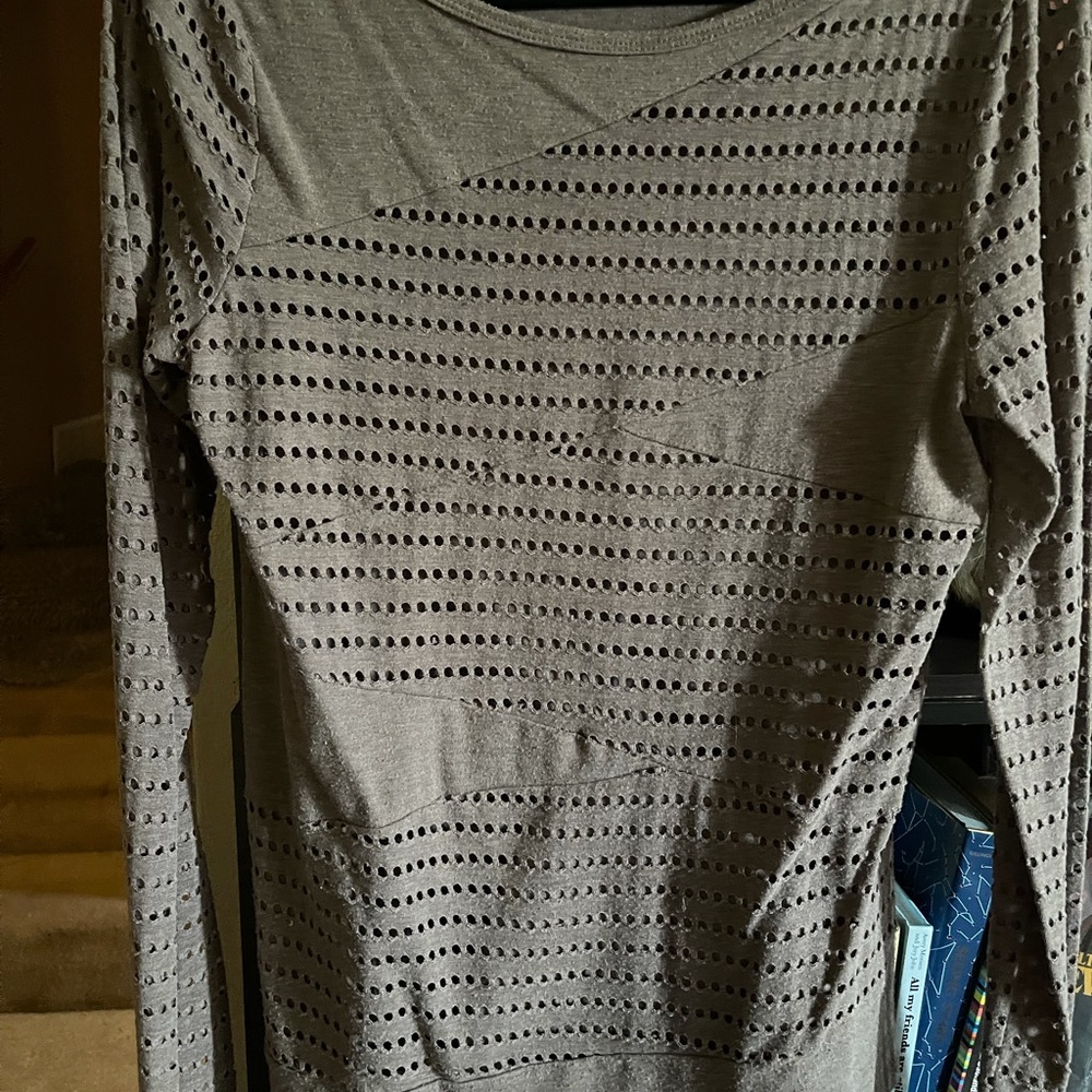 Gray tunic shirt size large